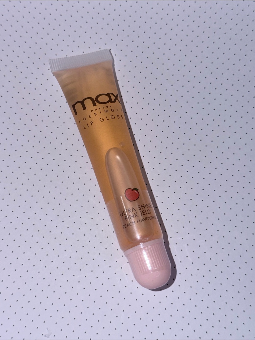 Ultra Shine Pink Jelly Lip Gloss - Peach Flavor (Pink)